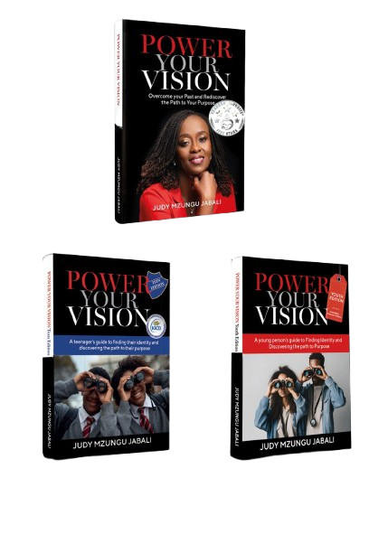 Power Your Vision book editions by Judy Mzungu Jabali